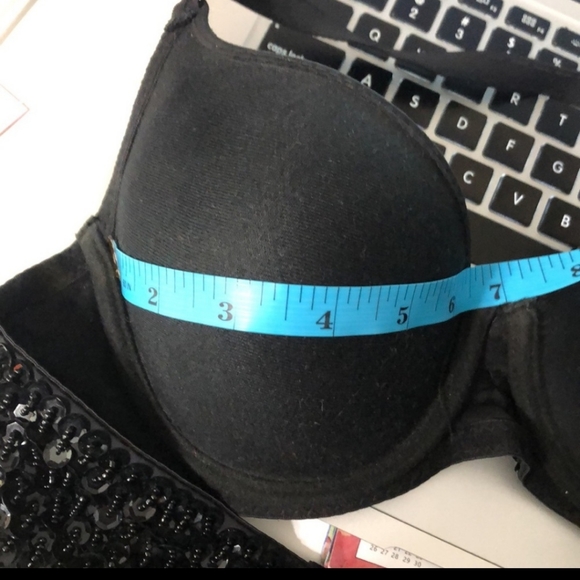 Black BEADED Madonna...Selena BRA!!!  AMAZING!!!! - Picture 5 of 15